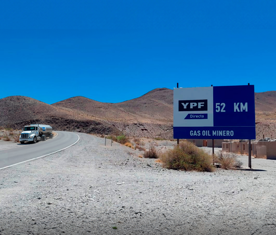 Cartelería de Twistmedia para corredores mineros